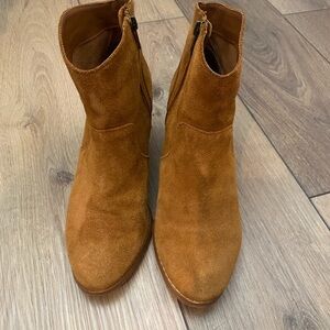 Tan Suede Ankle Boots